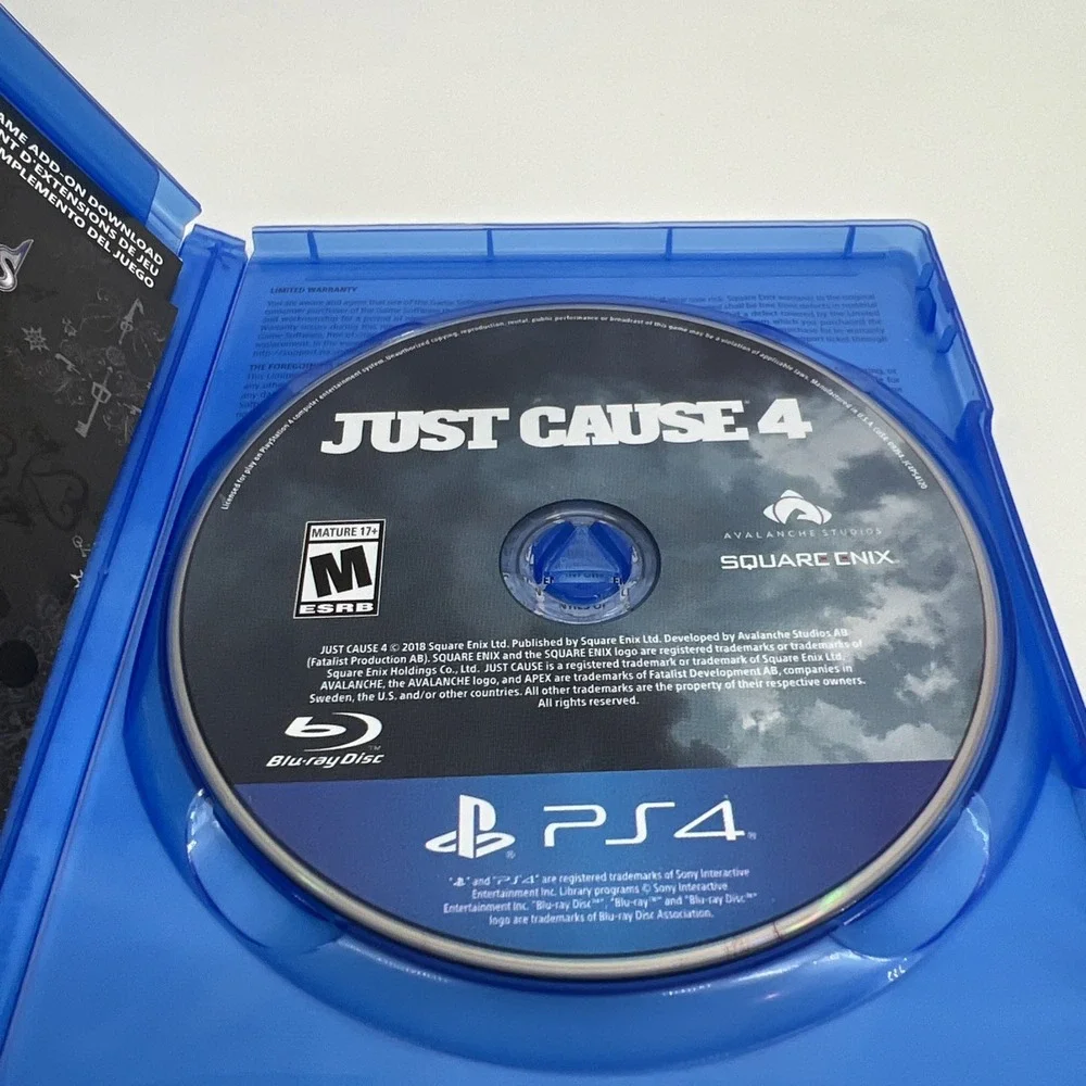 Just Cause 4 Day One Edition PS4 Sony PlayStation 4 CIB Tested